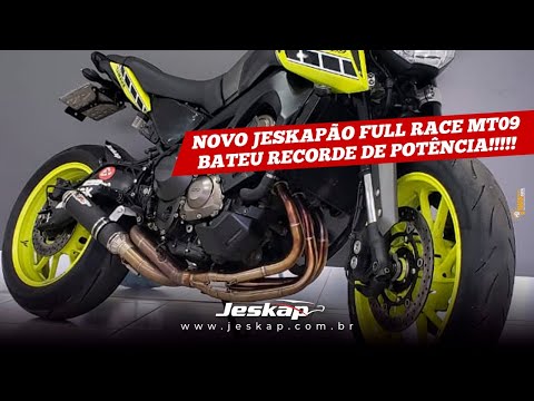 Leia mais sobre o artigo + DE 131CV 😱😱 NOVO JESKAPÃO FULL RACE MT09 BATEU RECORDE DE POTÊNCIA!!!!!