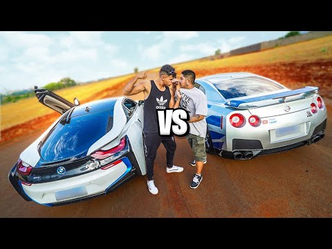 Leia mais sobre o artigo O GRANDE RACHA ENTRE NISSAN GTR VS MINHA BMW I8 👿