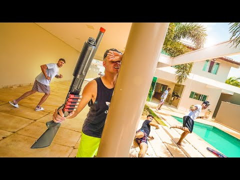 Leia mais sobre o artigo ESCONDE ESCONDE IMPOSSIVEL COM AIRSOFT CASA DO LAGO