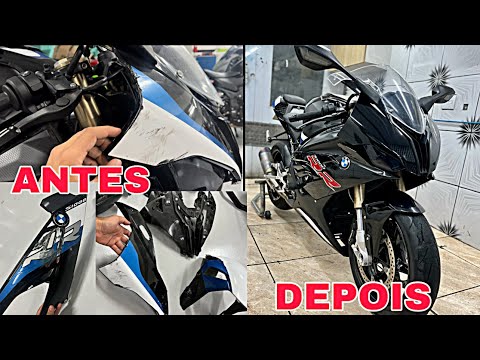 Leia mais sobre o artigo S1000RR DO ACIDENTE FICOU PRONTA | REBUILDING S1000RR