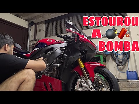 Leia mais sobre o artigo É PIOR DO QUE EU PENSAVA O QUE QUEBROU NA  CBR 1000 RR -R DESMONTEI PRA VER O ESTRAGO 😭
