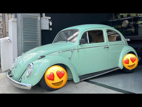 Leia mais sobre o artigo COLOQUEI AS NOVAS RODAS DO FUSCA 1963 😍😍