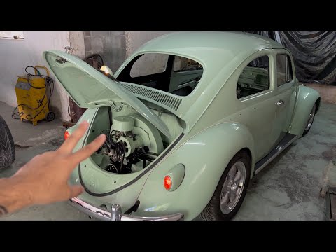 Leia mais sobre o artigo FIZ UMA LOUCURA E PINTEI MEU FUSCA TODINHO | FICOU LINDO DEMAIS | FUSCA 1962
