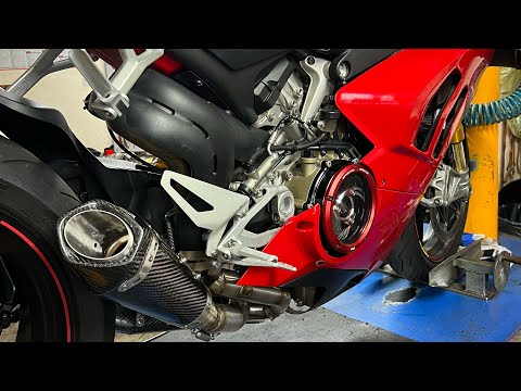 Leia mais sobre o artigo INSTALEI O NOVO ESCAPAMENTO NA DUCATI V4S E ENTREGAMOS A S1000RR