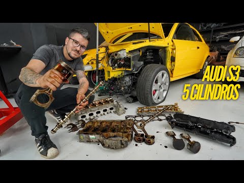 Leia mais sobre o artigo SURPRESA AO ABRIR O MOTOR 5 CILINDROS DA S3   * PROJETO AUDI S3 5CY *