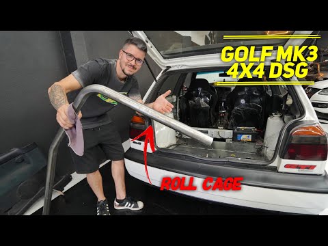 Leia mais sobre o artigo FIZ MINHA PROPRIA ROLLCAGE PELA PRIMEIRA VEZ * projeto Golk mk3 vr6 4×4 DSG *