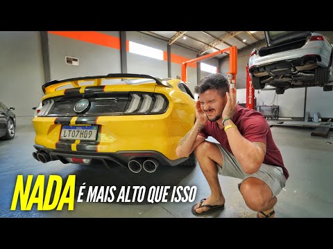 Leia mais sobre o artigo BUSQUEI O MUSTANG COM O  ESCAPE DIRETO * o ronco mais alto que ja ouvi 😱*