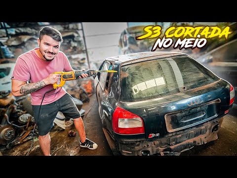 Leia mais sobre o artigo CORTEI UMA AUDI S3 NO MEIO, PORQUE? *projeto Golf R32*