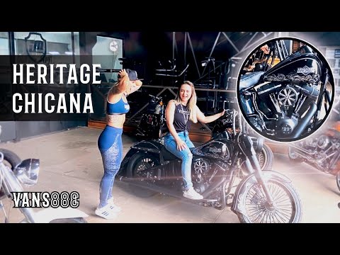Leia mais sobre o artigo A HARLEY HERITAGE CHICANA MAIS LINDA QUE JÁ VI!
