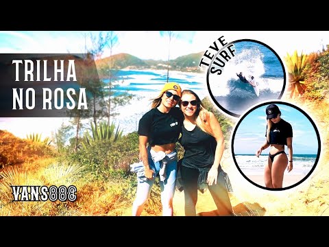Leia mais sobre o artigo FIZ UMA TRILHA PARADISÍACA NA PRAIA DO ROSA! – Teve Surf!