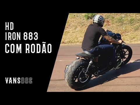 Leia mais sobre o artigo CUSTOMIZARAM UMA IRON 883 COM RODÃO!