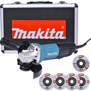 Esmerilhadeira Ang 720W Maleta e Discos Ga4534Kx Makita-220V (Entregue por Ferramentas Kennedy)