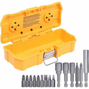 Jogo de Ponta Bits com Estojo Magnético com 15 Peças Dewalt (Entregue por Ferramentas Kennedy)