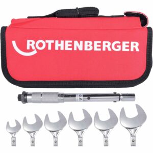 Kit de Chaves Dinamométricas 17 A 29Mm Rothenberger (Entregue por Ferramentas Kennedy)