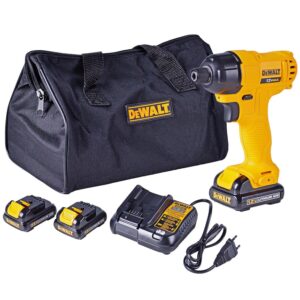 Parafusadeira de Impacto A Bateria 1/4” 12V Biv Dcf805C2-Br Dewalt (Entregue por Ferramentas Kennedy)