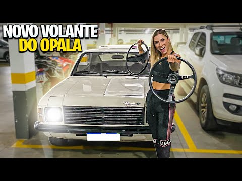 Leia mais sobre o artigo TROQUEI O VOLANTE DO OPALA SOZINHA! 😂