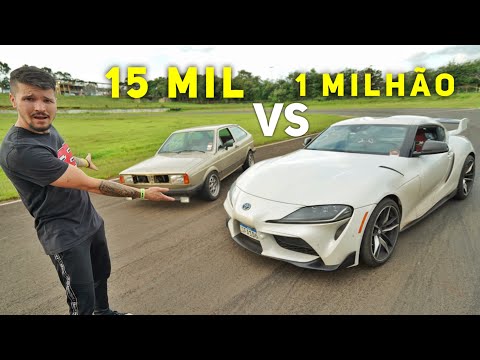 Leia mais sobre o artigo SUPRA 2022 X GOL TURBO 🙌🏻 MEU MELHOR CARRO VS MEU PIOR CARRO