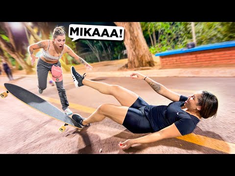Leia mais sobre o artigo LEVEI ELAS PARA ANDAR DE LONG BOARD! *saiu do controle*