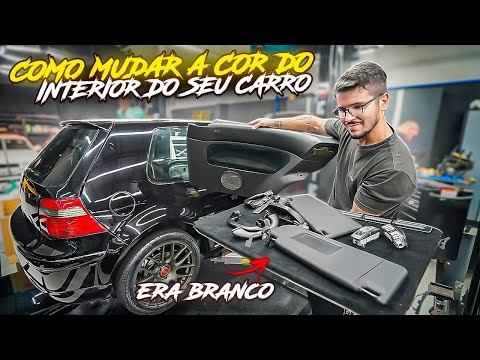 Leia mais sobre o artigo MUDEI O INTERIOR DO GOLF R32 *como fazer o interior do seu carro estilo os importados* ( AUDI RS)