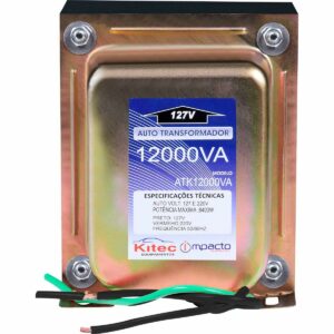 Autotransformador Tripolar 12. 000Va 8400W Bivolt Kitec (Entregue por Ferramentas Kennedy)