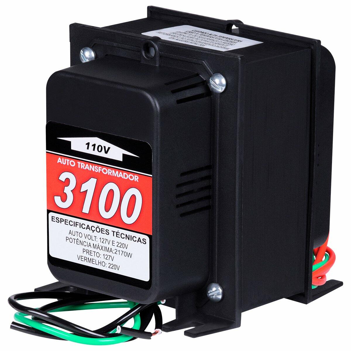 Autotransformador Tripolar 3. 100Va 2170W Bivolt Kitec