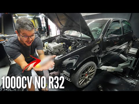 Leia mais sobre o artigo GOLF MK4 r32 AGORA VEM 1000CV SE QUISER 🔥 novidade monstra nos projetos !