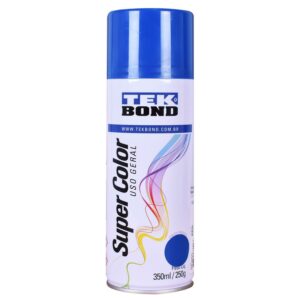 Tinta Spray Super Color para Uso Geral Azul 350Ml Tekbond (Entregue por Ferramentas Kennedy)