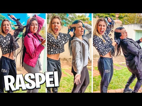 Leia mais sobre o artigo RASPANDO O CABELO! *trollagem 😂*