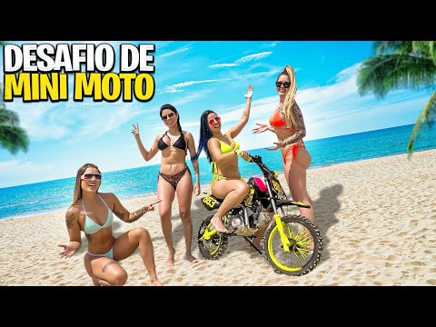 Leia mais sobre o artigo DESAFIEI ELAS DE MINI MOTO NA PRAIA!