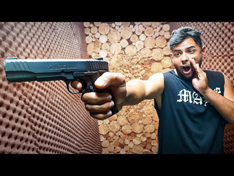 Leia mais sobre o artigo COMPREI UMA PISTOLA REAL MUITO POTENTE .45 😮