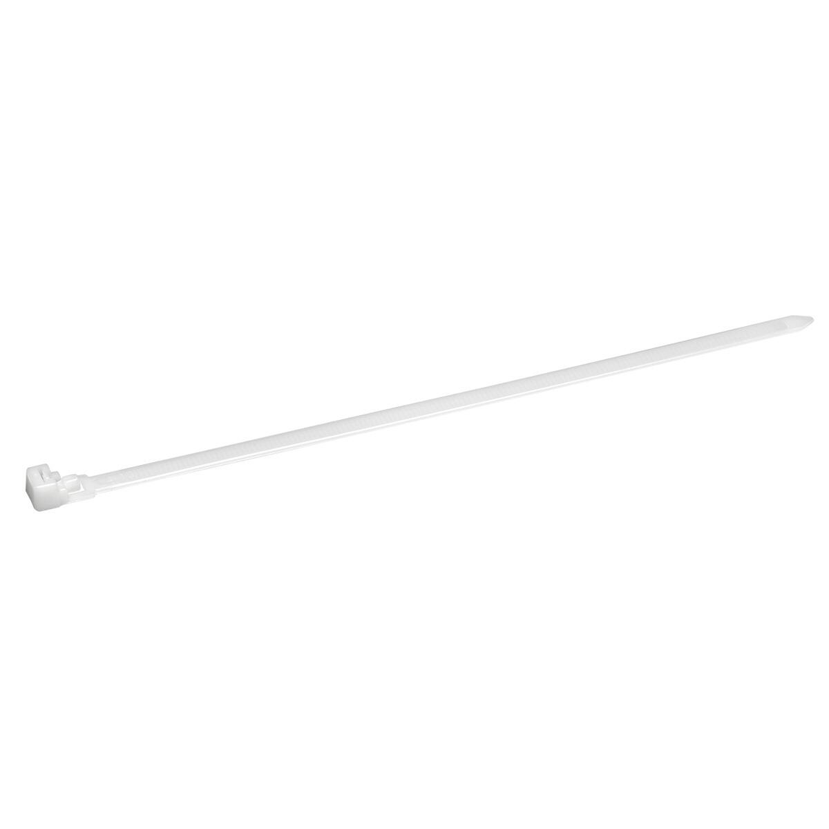 AbraÃ§adeira Com Trava 150 X 7,6Mm Branca 20 PeÃ§as Worker