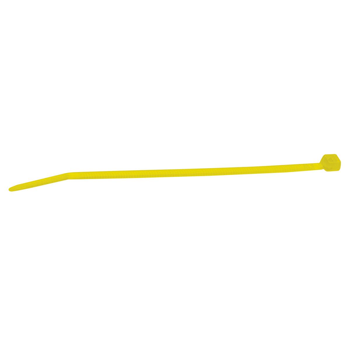 AbraÃ§adeira De Nylon 3,6X250Mm Amarela 100 PeÃ§as Worker