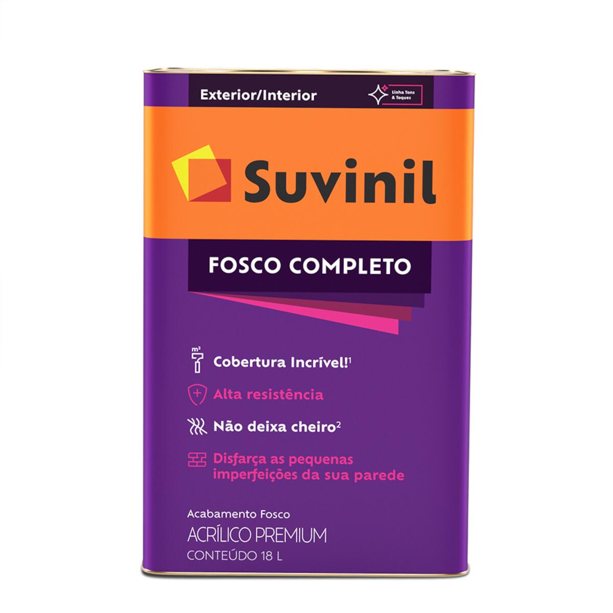 Tinta AcrÃ­lica Fosco Completo Branca 18L Suvinil