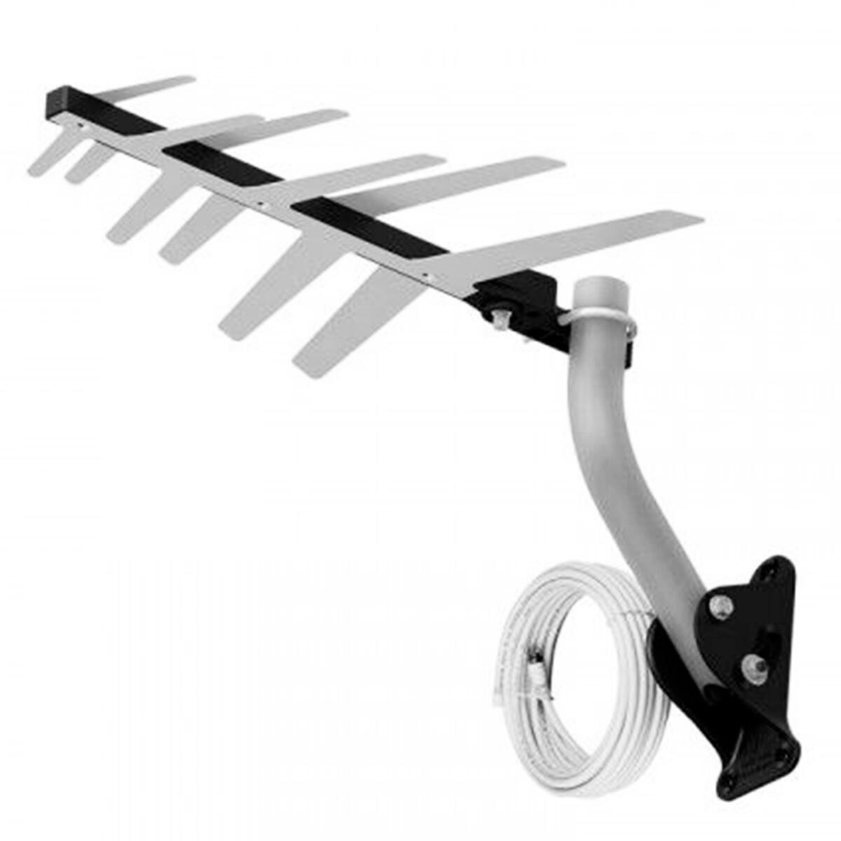 Antena Externa Para Tv Sinal 4K Hdtv Digital Uhf Aquário