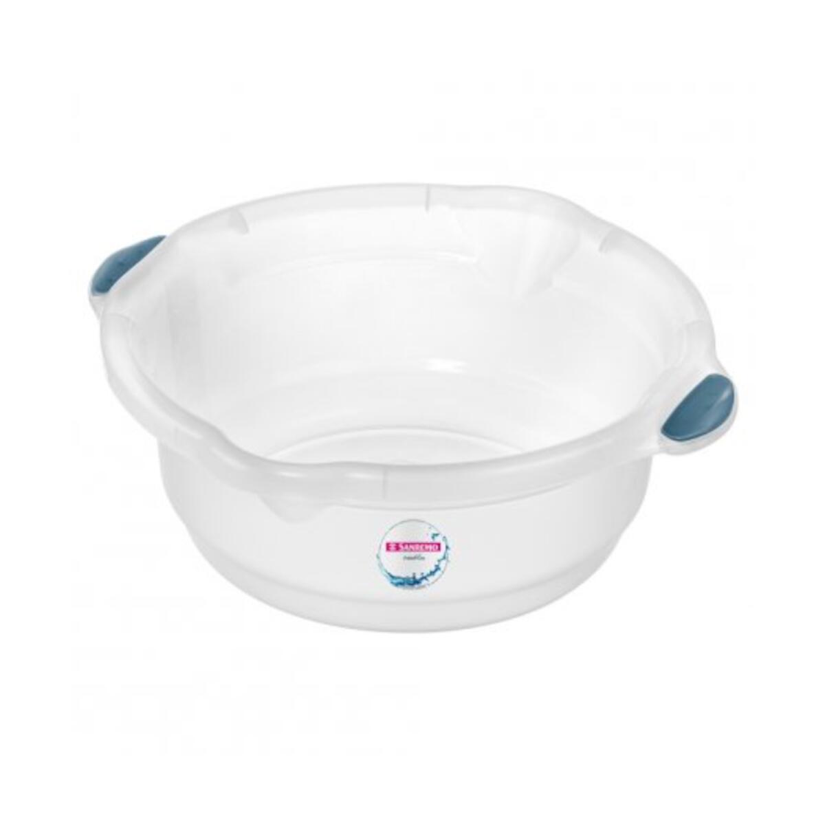 Bacia PlÃ¡stico Cristal 8,6L Sanremo