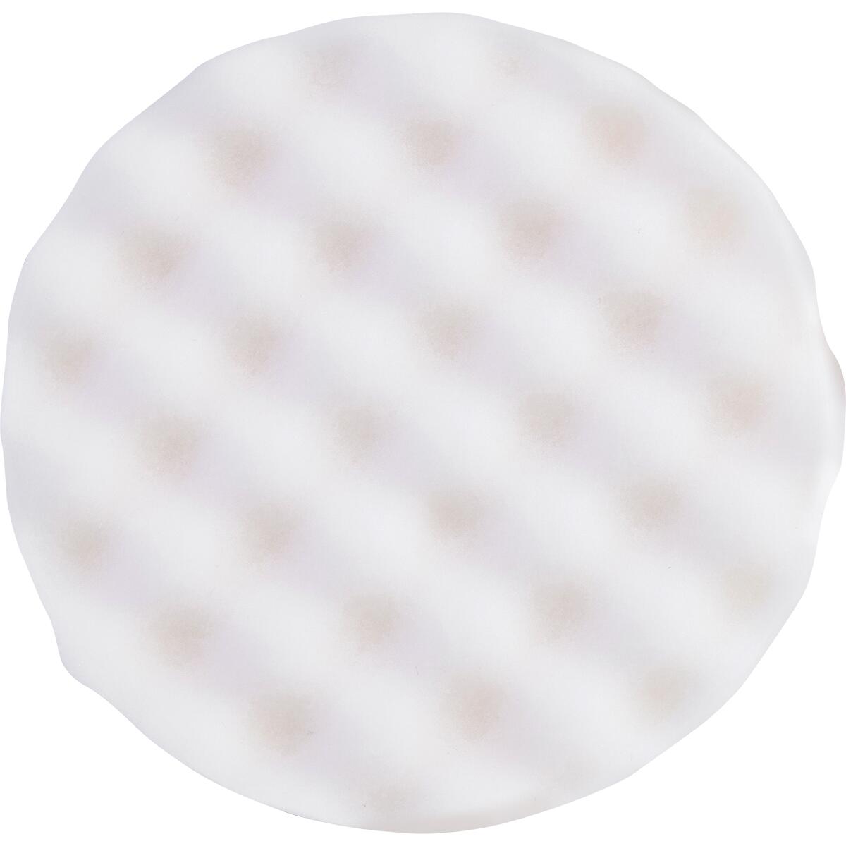Boina De Espuma Para Refino Automotivo 198Mm Branca Worker