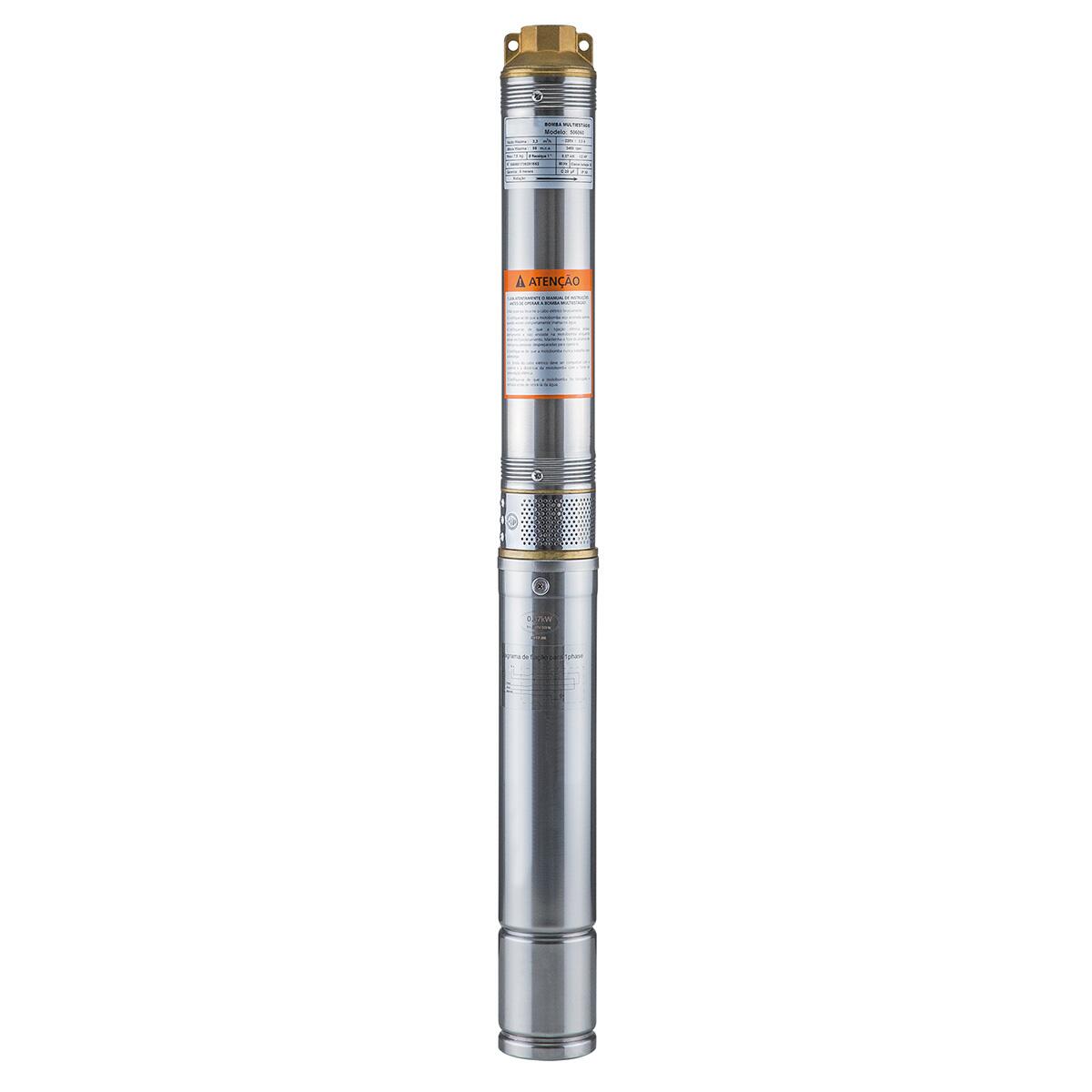 Bomba Submersa MultiestÃ¡gio 3″ 1/2Hp 370W Worker 220V