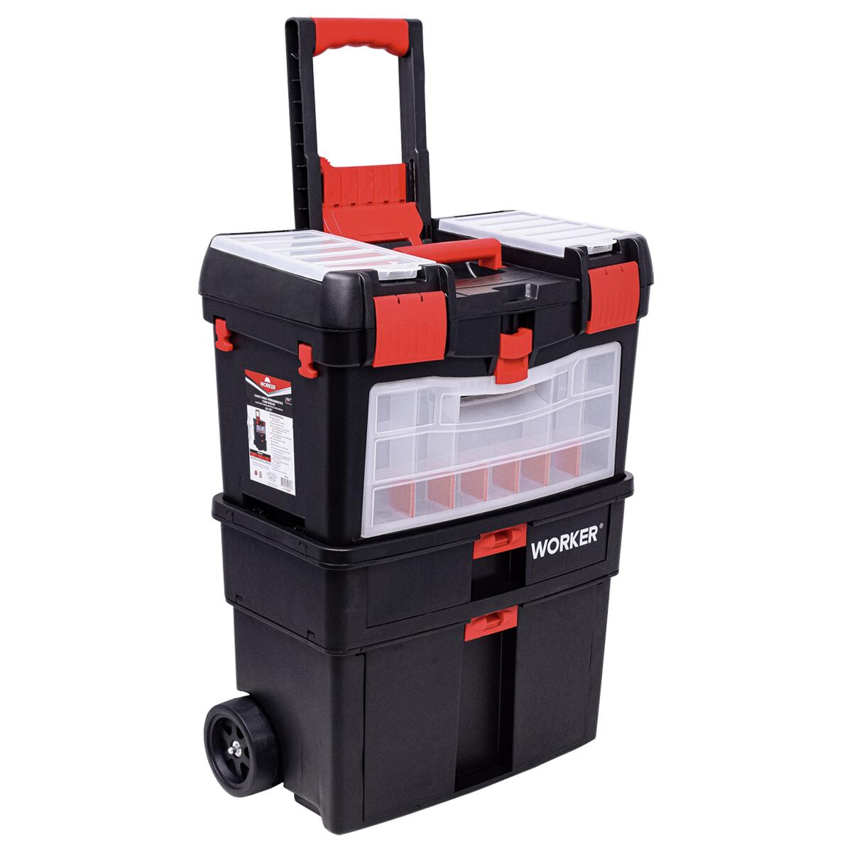Caixa Para Ferramentas Com Rodas De Nylon 24.1/2″ Worker