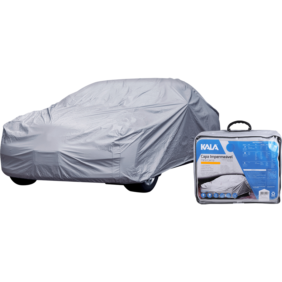 Capa De Proteção Impermeável Para Carro Tamanho M Kala