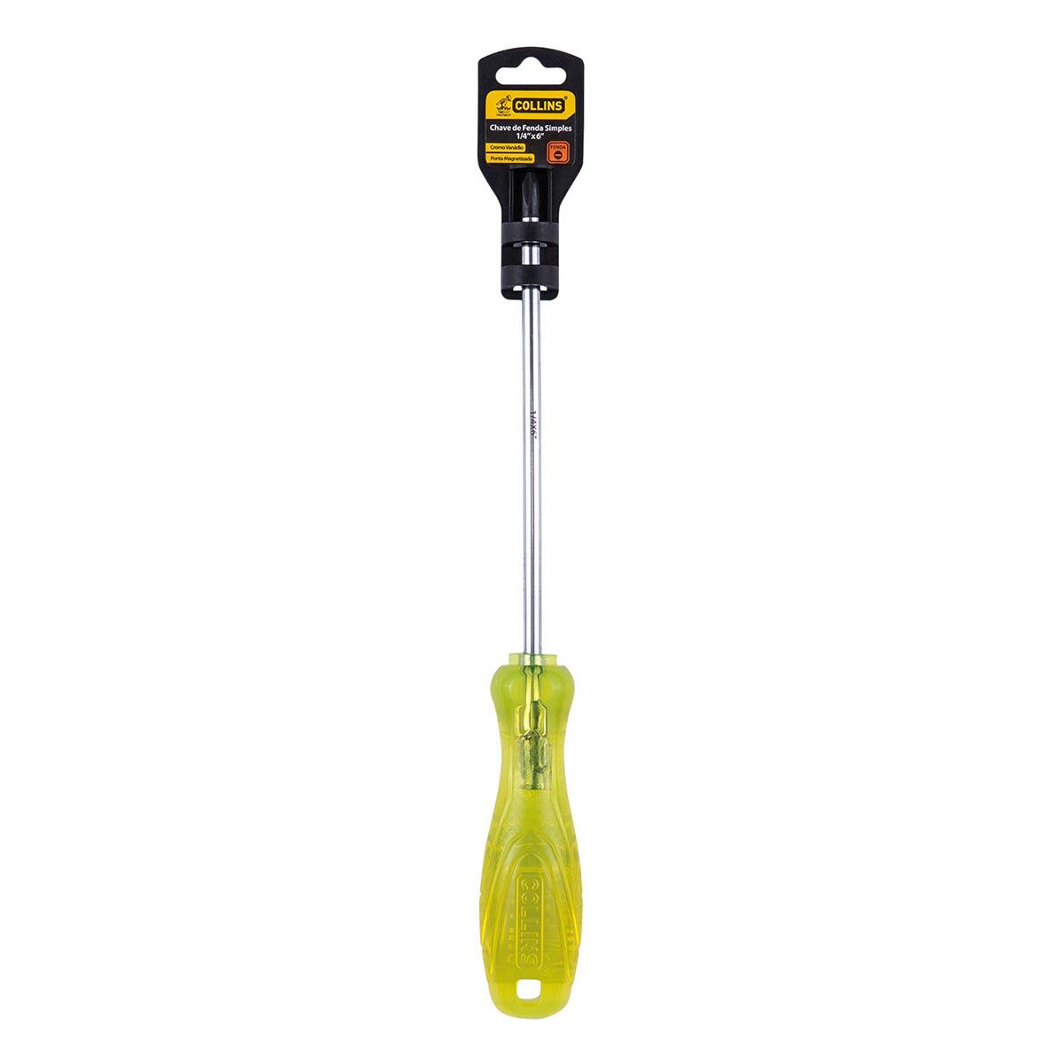 Chave Fenda Collins 3/16X4″