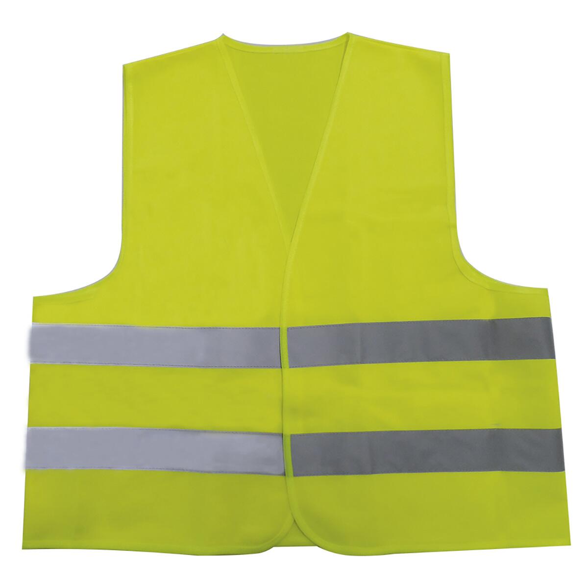 Colete Amarelo Fluorescente Refletivo Em PoliÃ©ster Worker