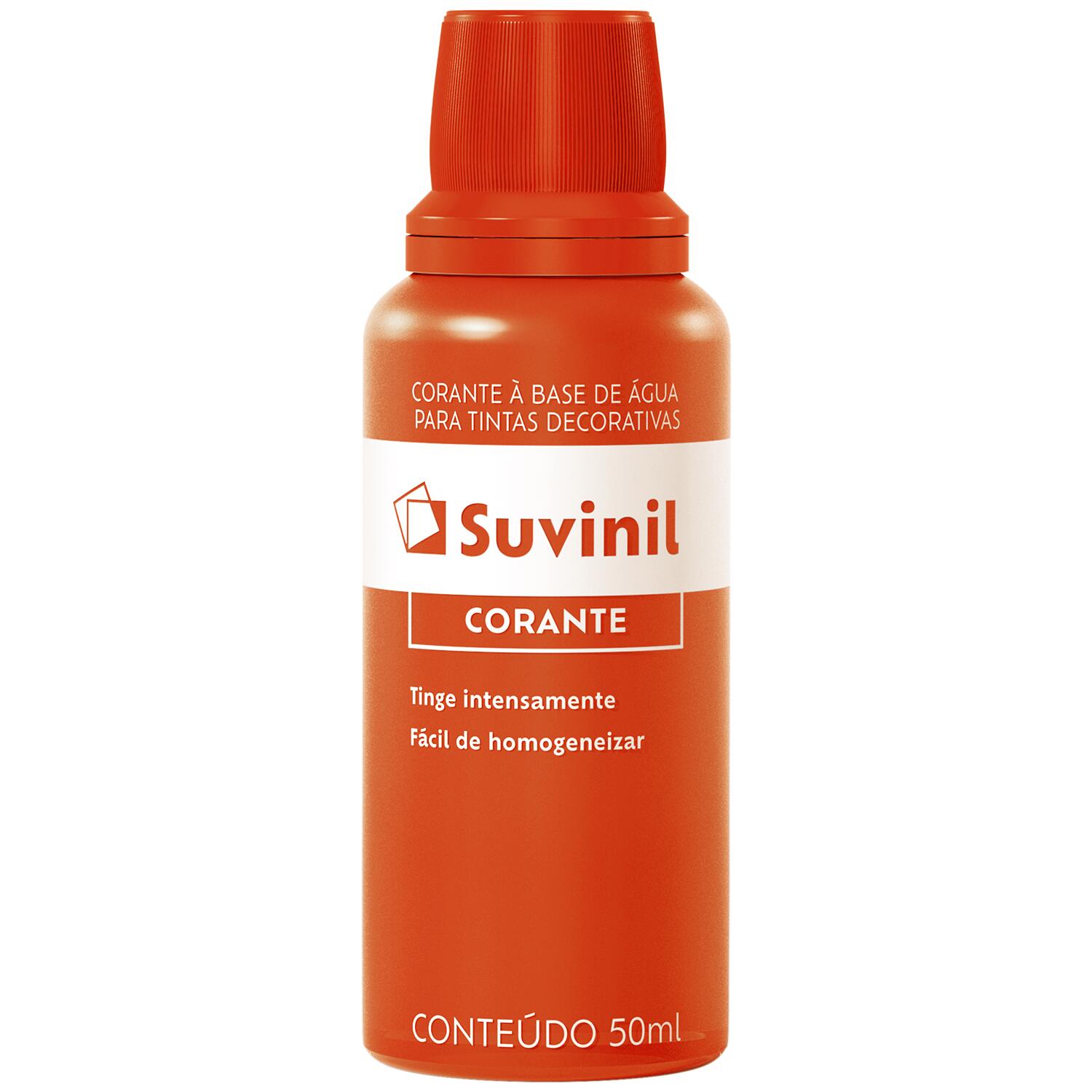 Corante LÃ­quido Para Tinta Laranja 50Ml 12 PeÃ§as Suvinil