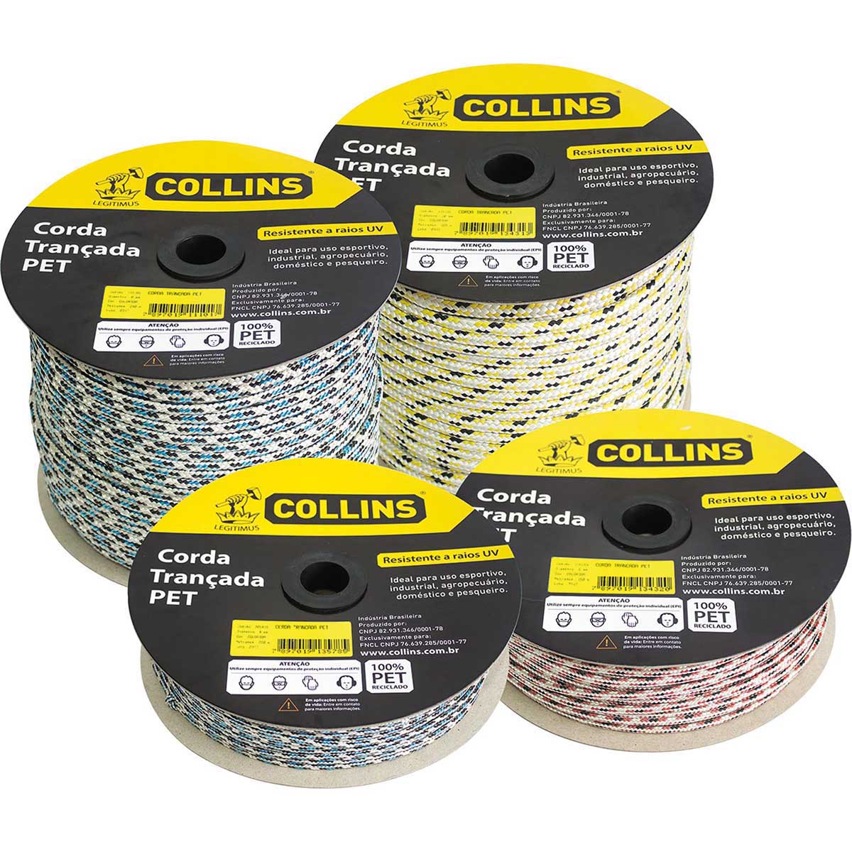Corda Pet TranÃ§ada 10Mm Verde Collins – Metro