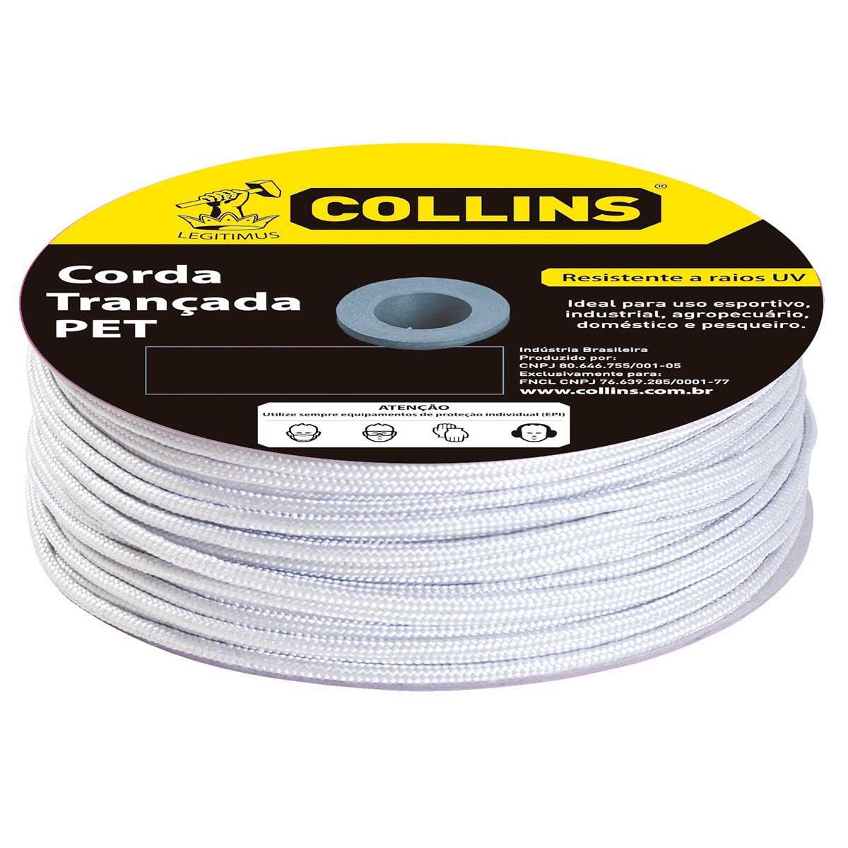 Corda Pet TranÃ§ada 6Mm Branca Collins – Metro