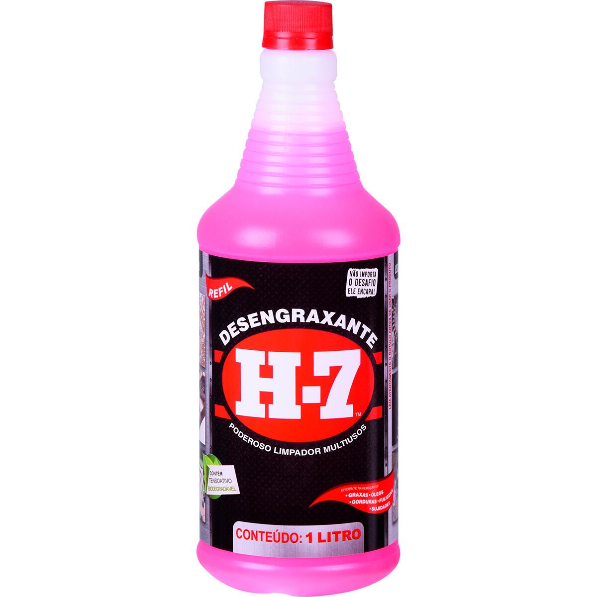 Desengraxante E Removedor Para Limpeza Pesada H7 1 Litro