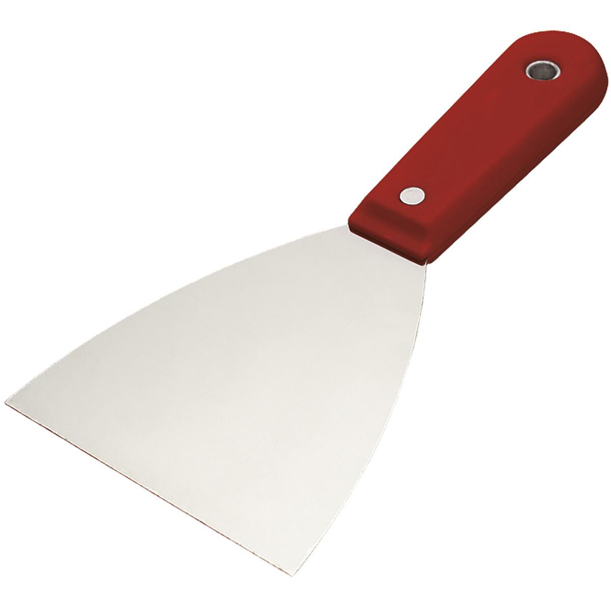 EspÃ¡tula Em AÃ§o Polido 4Cm Com Cabo De PlÃ¡stico Worker