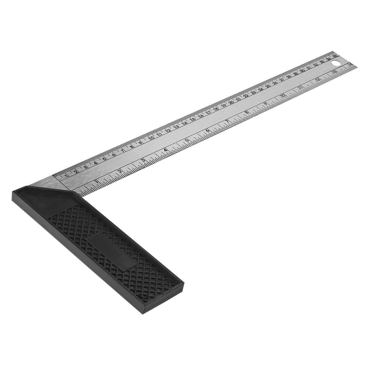 Esquadro AÃ§o Inox 12″ 300 Mm Cabo Worker