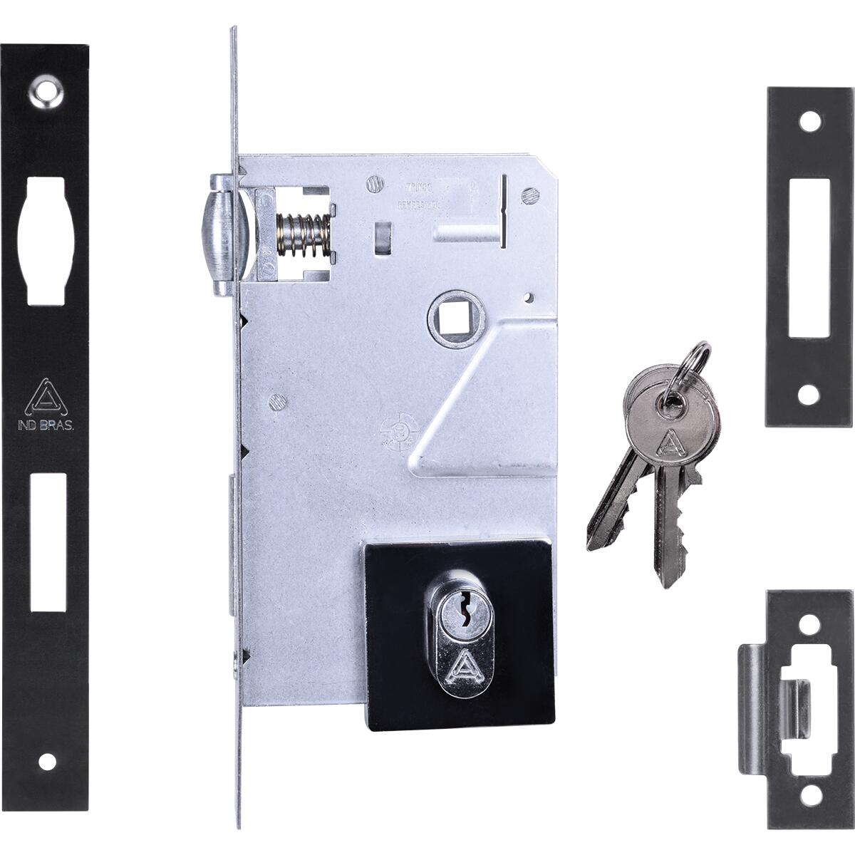 Fechadura Rolete AlianÃ§a F5600/10 Cr Quadrado