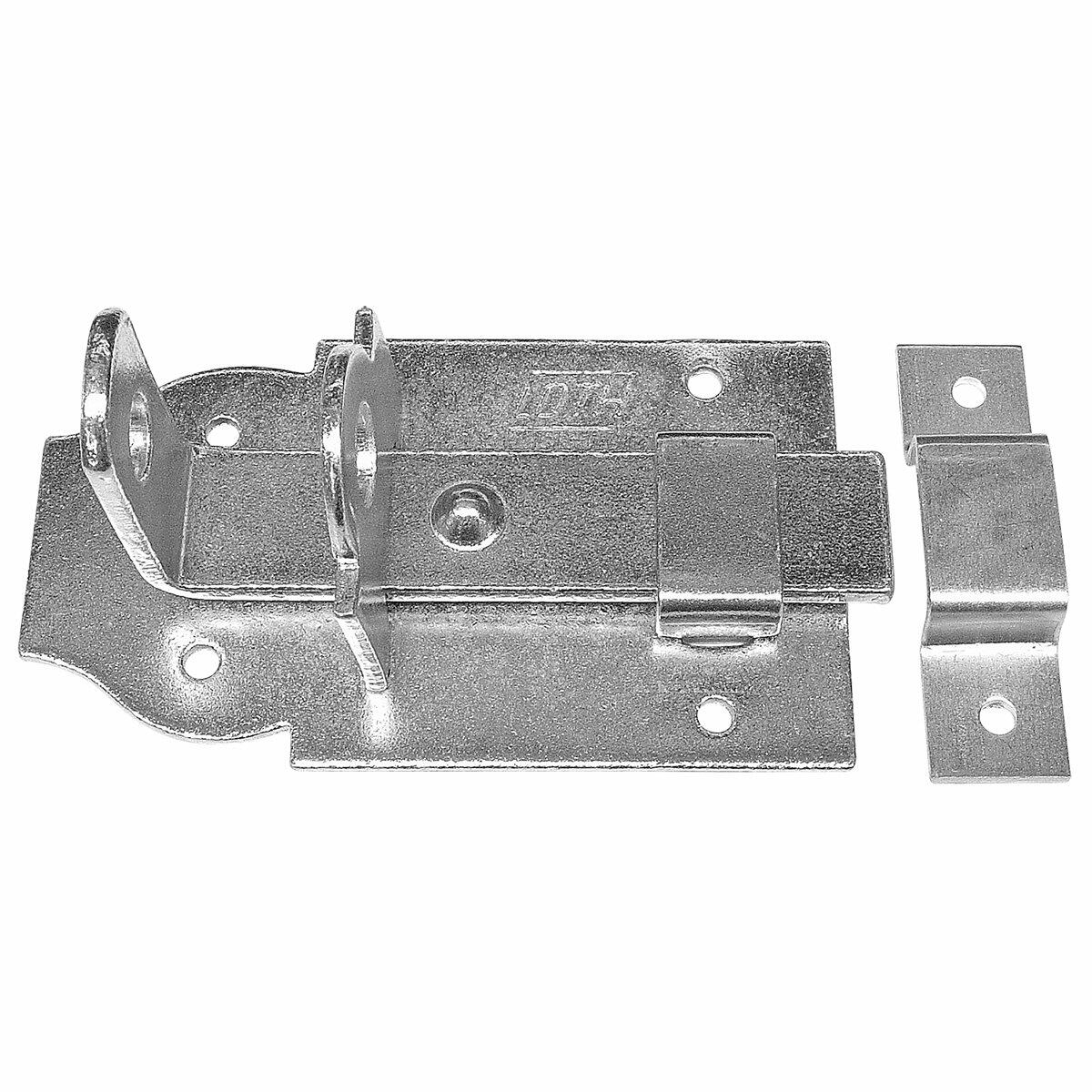 Ferrolho Chato Porta Loth Cadeado 5″ Zinc