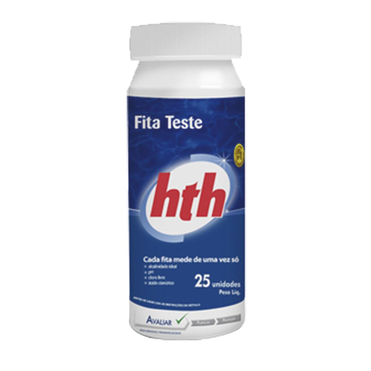 Fita Teste Com 25 Unidades Hth